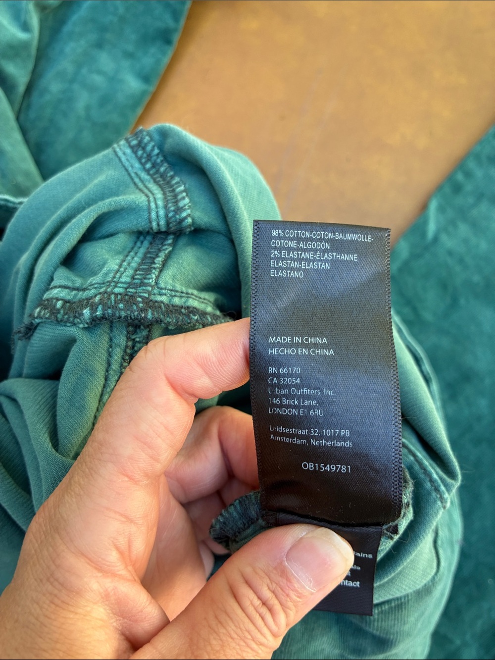 We The Free Jayde Cord Flares Corduroy Pants Free People Size 31 - Picture 10 of 14